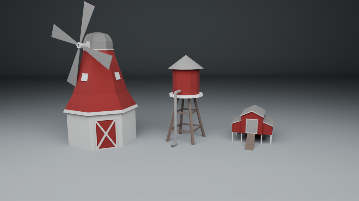 Low-Poly Farm Pack