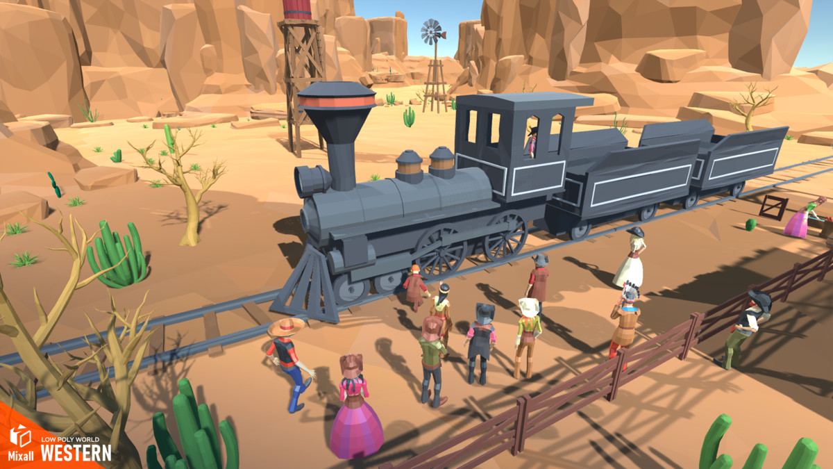 LOW POLY WORLD - WESTERN