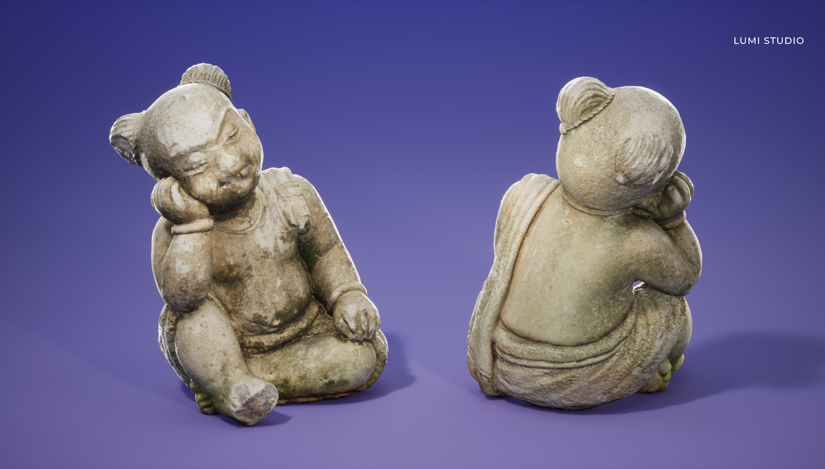 Old Stone Statues Pack
