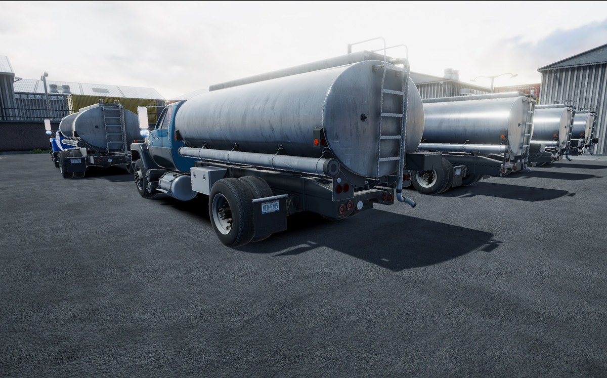 80s tanker truck