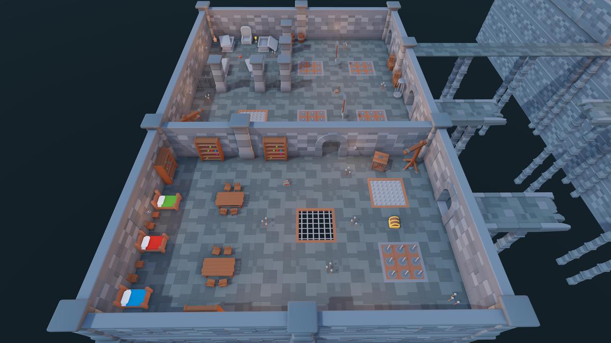 Modular Dungeon - Stylized Low Poly Asset Pack by Ake