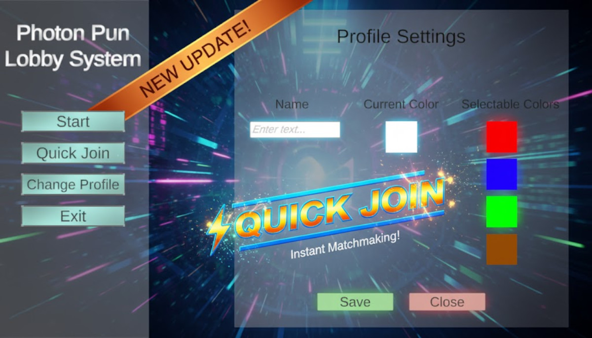 Easy Multiplayer Lobby