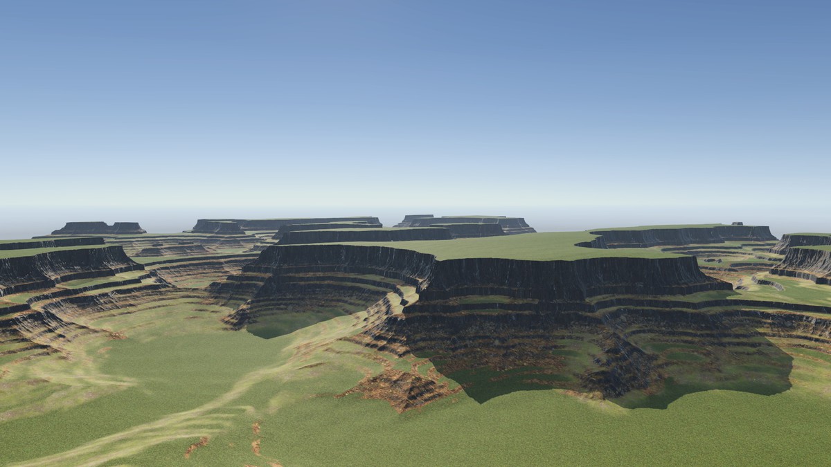 Procedural Canyon Terrains 8K