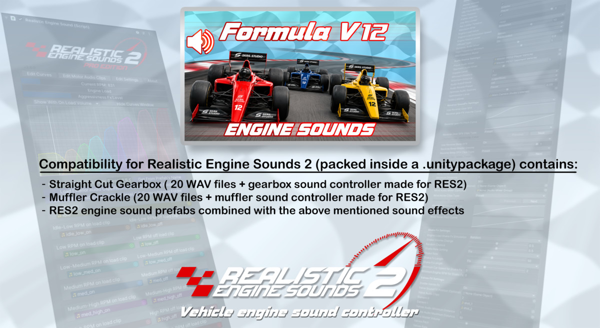 Formula V12 Engine Sounds