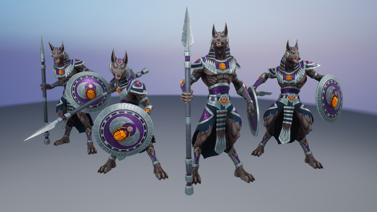 Stylized Fantasy Anubis