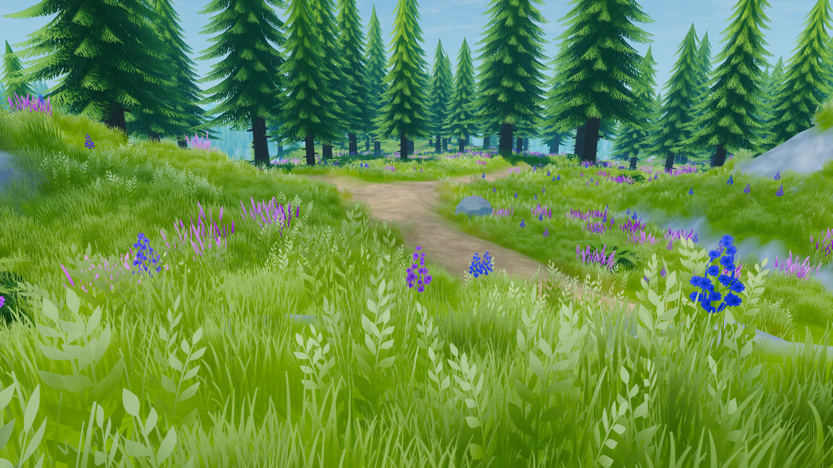 Stylized Poly Nature - 3D Environment + Day Night Cycle & Dynamic Cloud Shadows