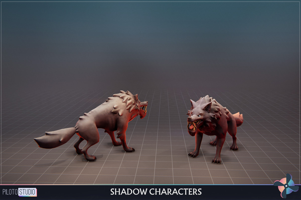 Shadow Ultimate MegaPack- 12 Families + Boss - 39 Characters + Animations