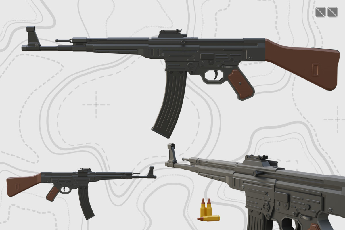 Low Poly Weapon Bundle Pack Fin