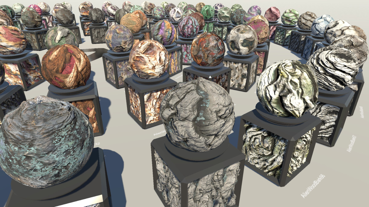 Alien Nature Materials - Wood Bark