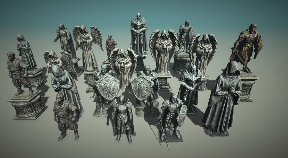 AFS - Statues Pack (Humans)