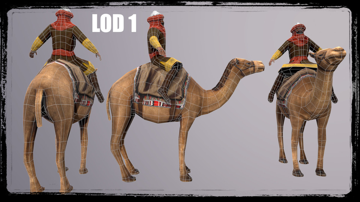 Warrior Camel Rider (Arab)