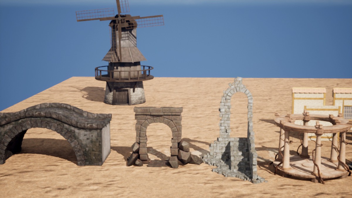 Medieval Town & Castle Modular Environment Pack