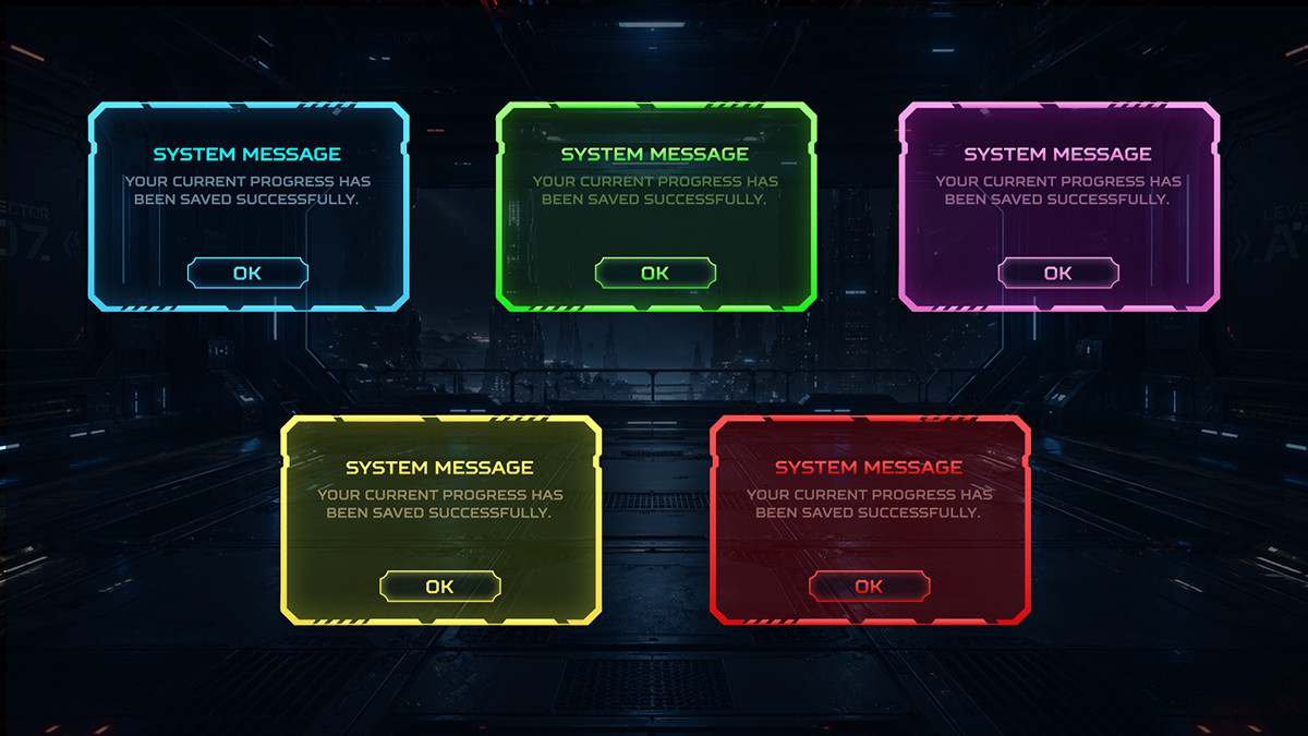 SCI-FI UI+PSD