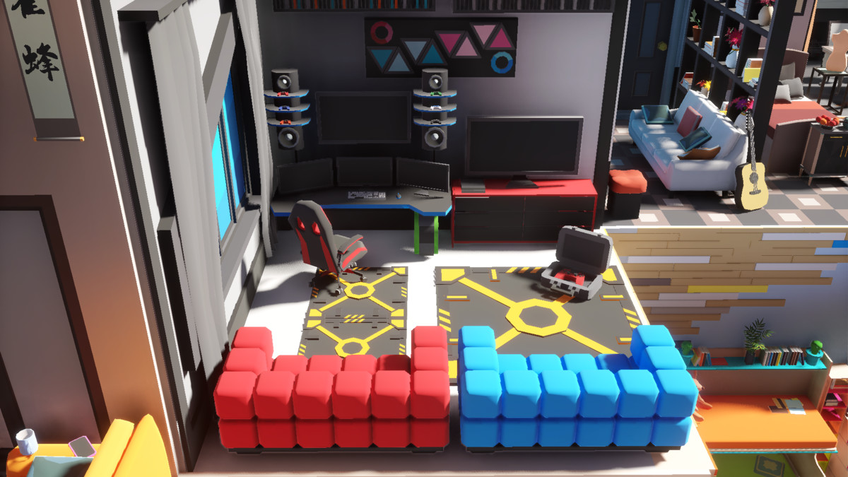 Low Poly 15 Rooms 1000+ objects Vol.1