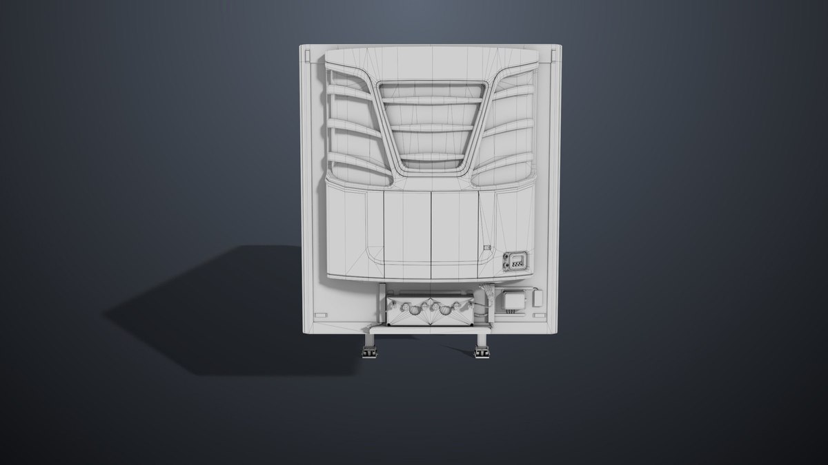 Refrigerator Trailer 05 URP HDRP Textures