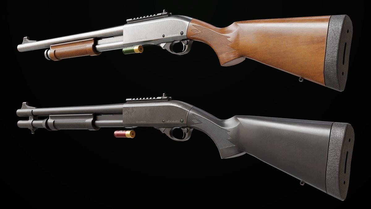 Shotgun Collection 01 URP HDRP Textures