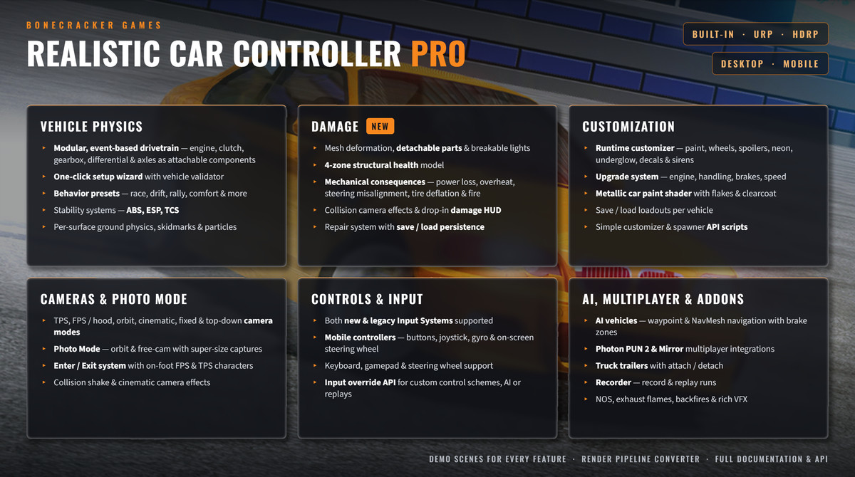 Realistic Car Controller Pro
