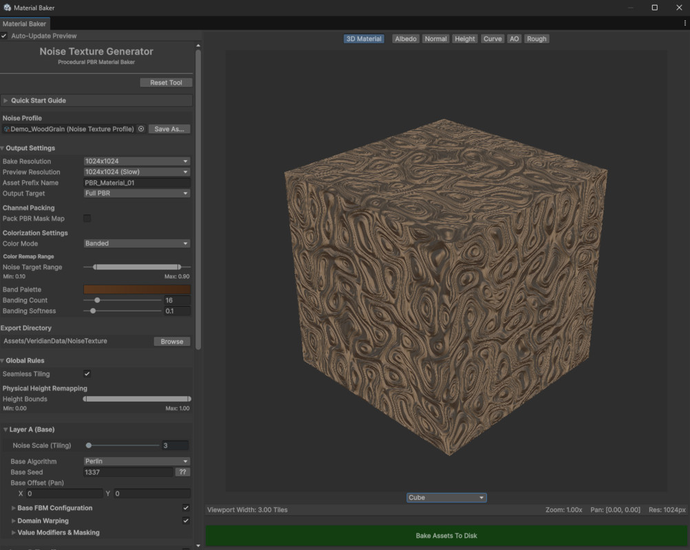 Noise Texture Generator: Procedural PBR Baker