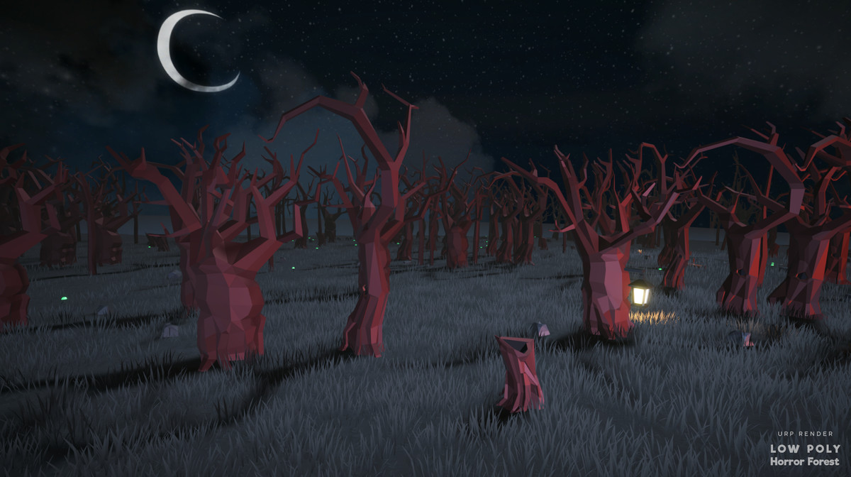 Low Poly Horror Forest
