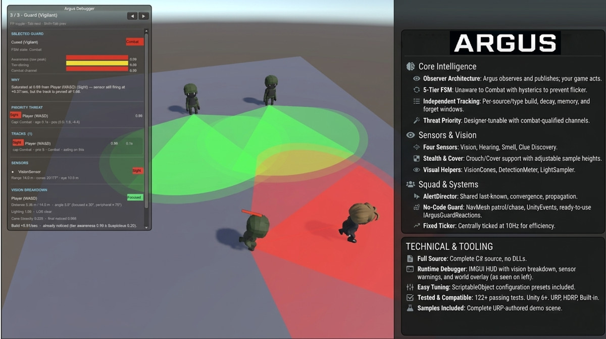 Argus - Enemy Awareness & Detection AI