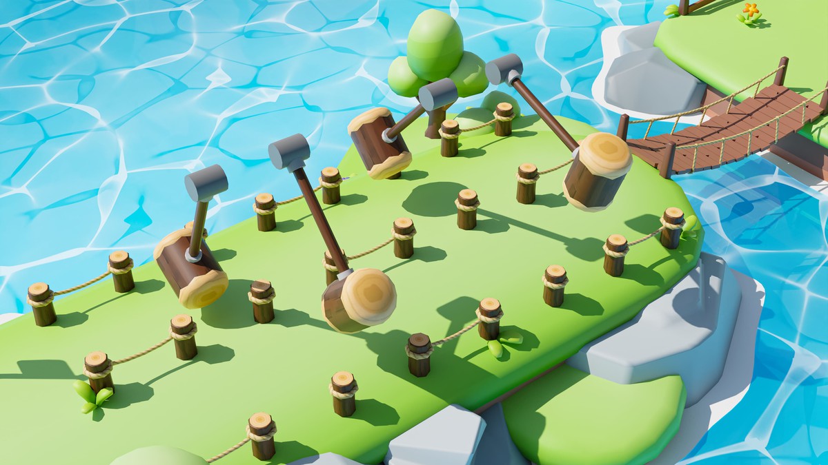 Platformer Deathrun - Low Poly 3D Models Pack