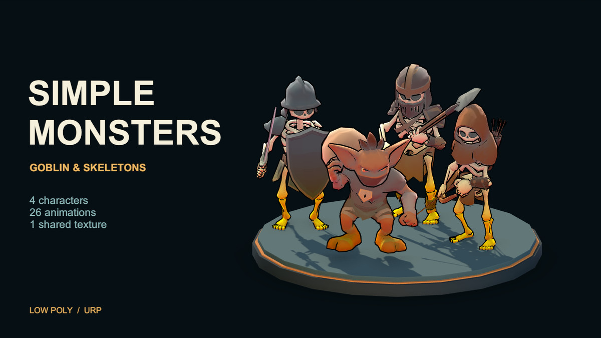 Simple Monsters - Goblin & Skeletons