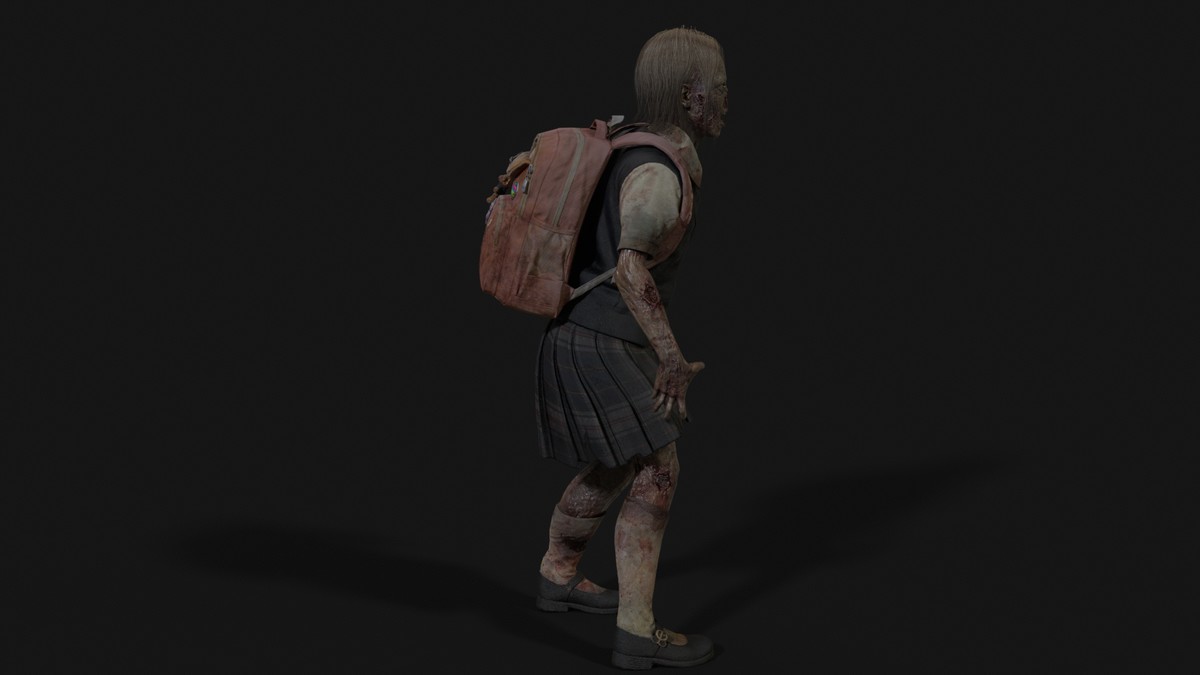 Gradeschooler Girl — American School Zombie Collection