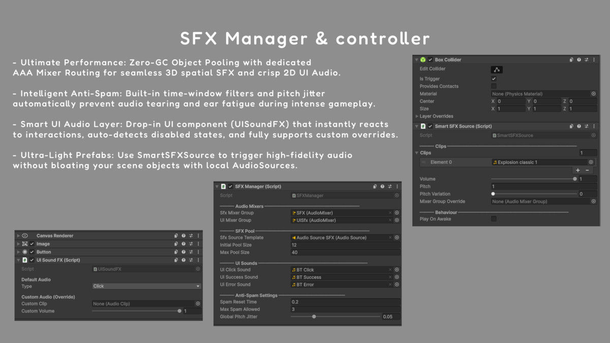 Ultimate Seamless Audio: Zone & SFX Manager