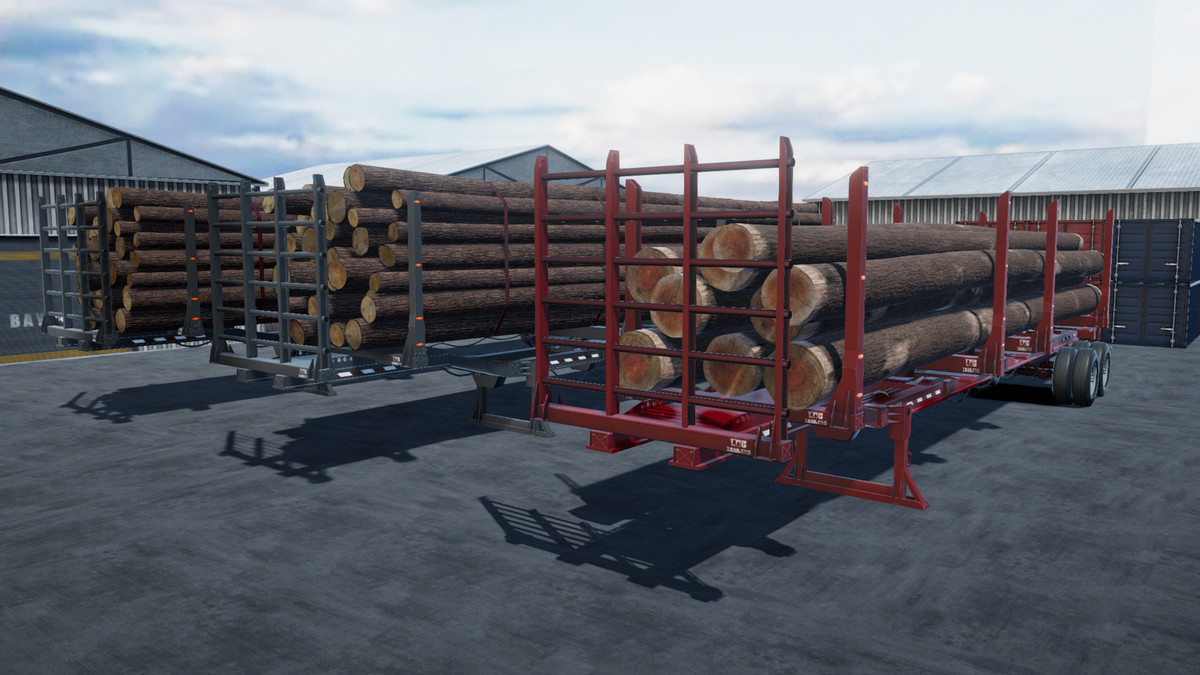 Cabover log truck