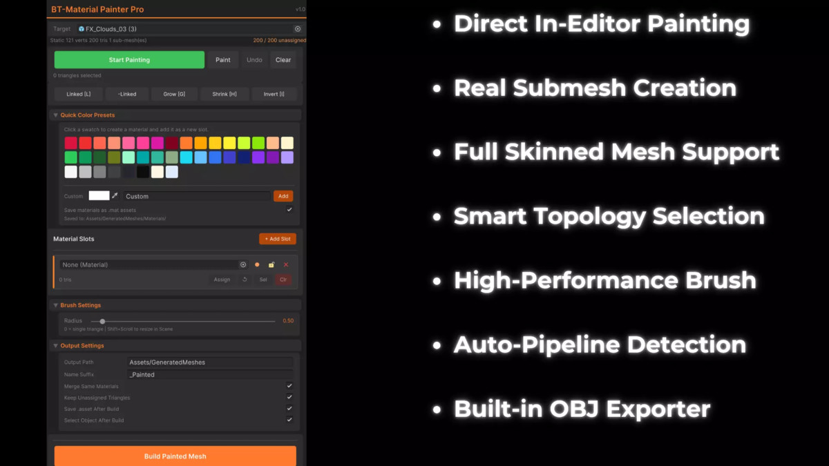 BT-Ultimate Mesh Tools Bundle: Optimize, Edit, Paint & More ! All-in-one