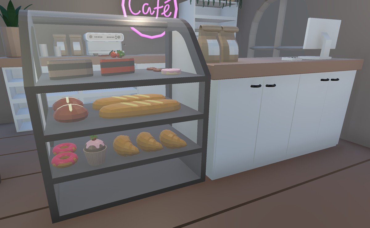 Cozy Cafe - Low Poly