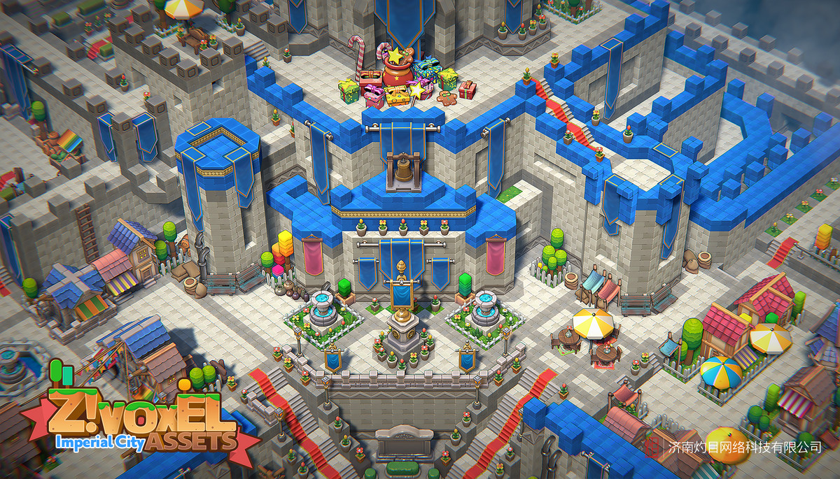 Z ! Voxel Assets - Imperial City