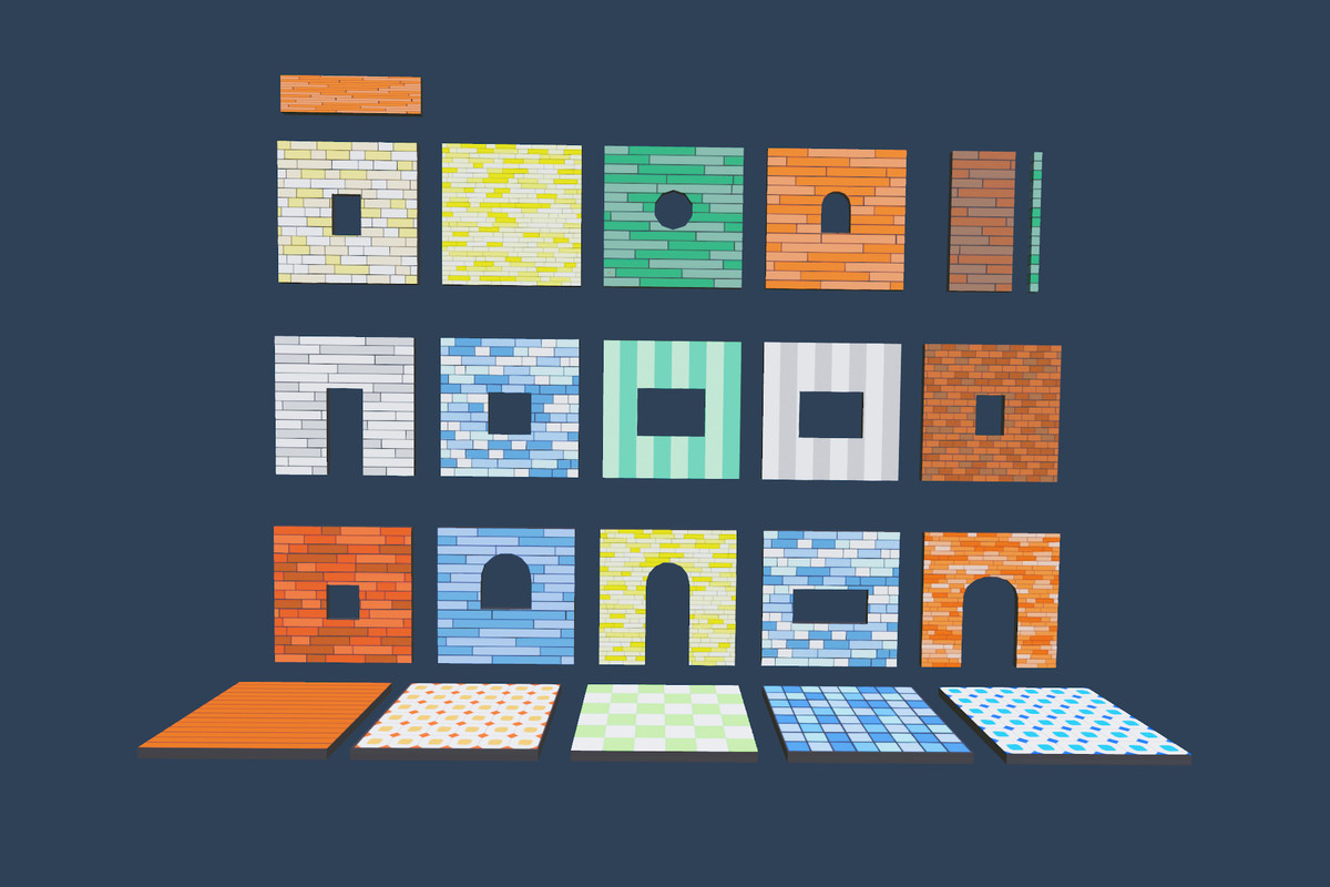 Cute Low Poly Furniture Pack - Colorful Interior Props