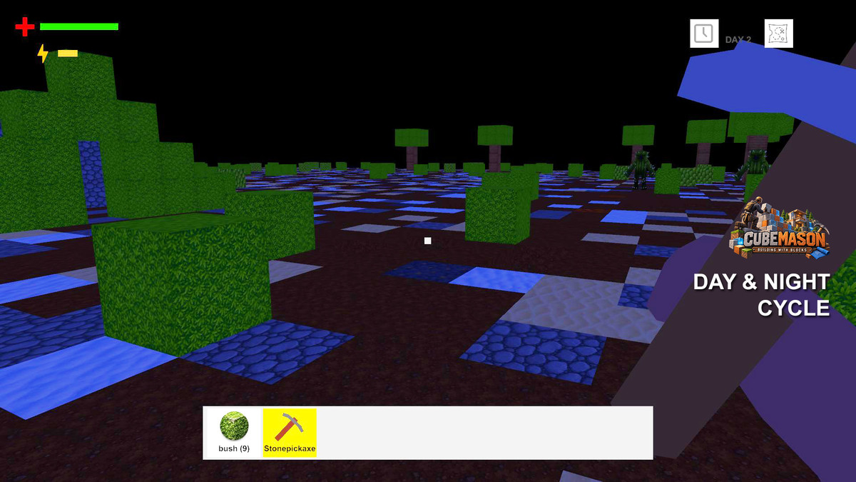 CubeMason: Cube based Terrain Building, Breaking & Crafting System