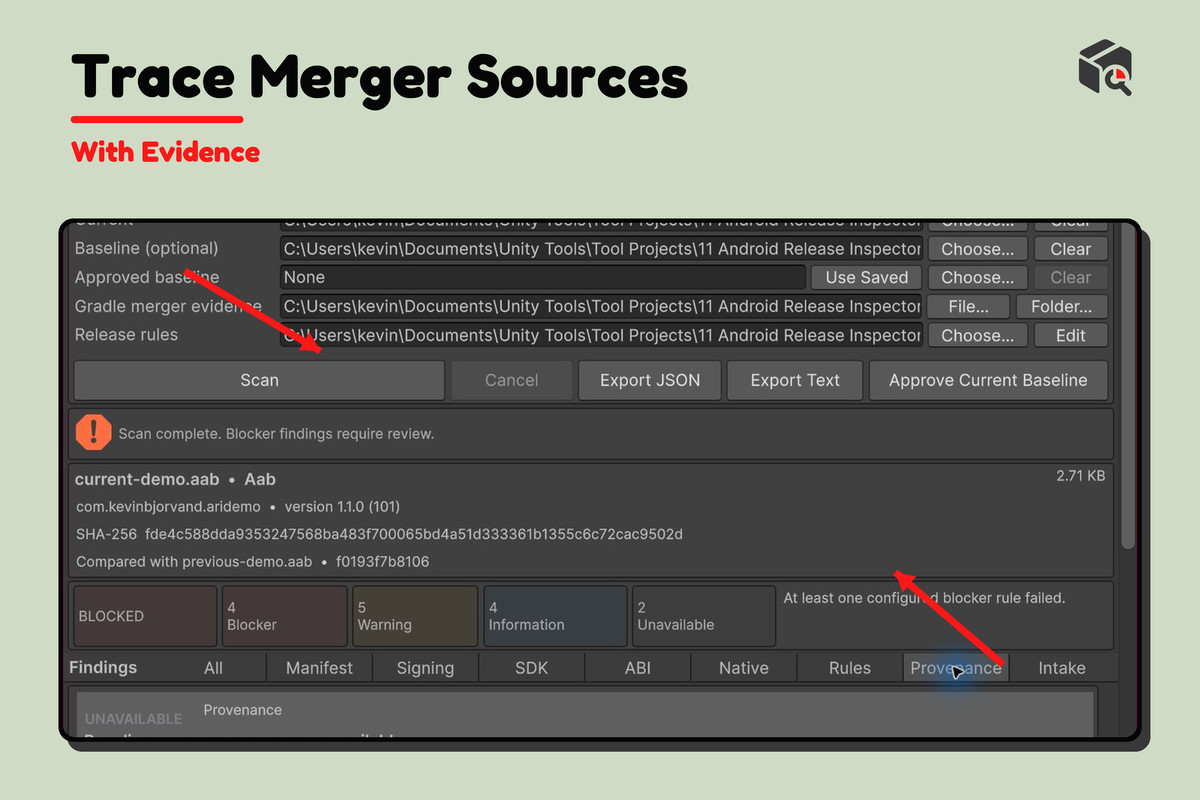 Android Release Inspector