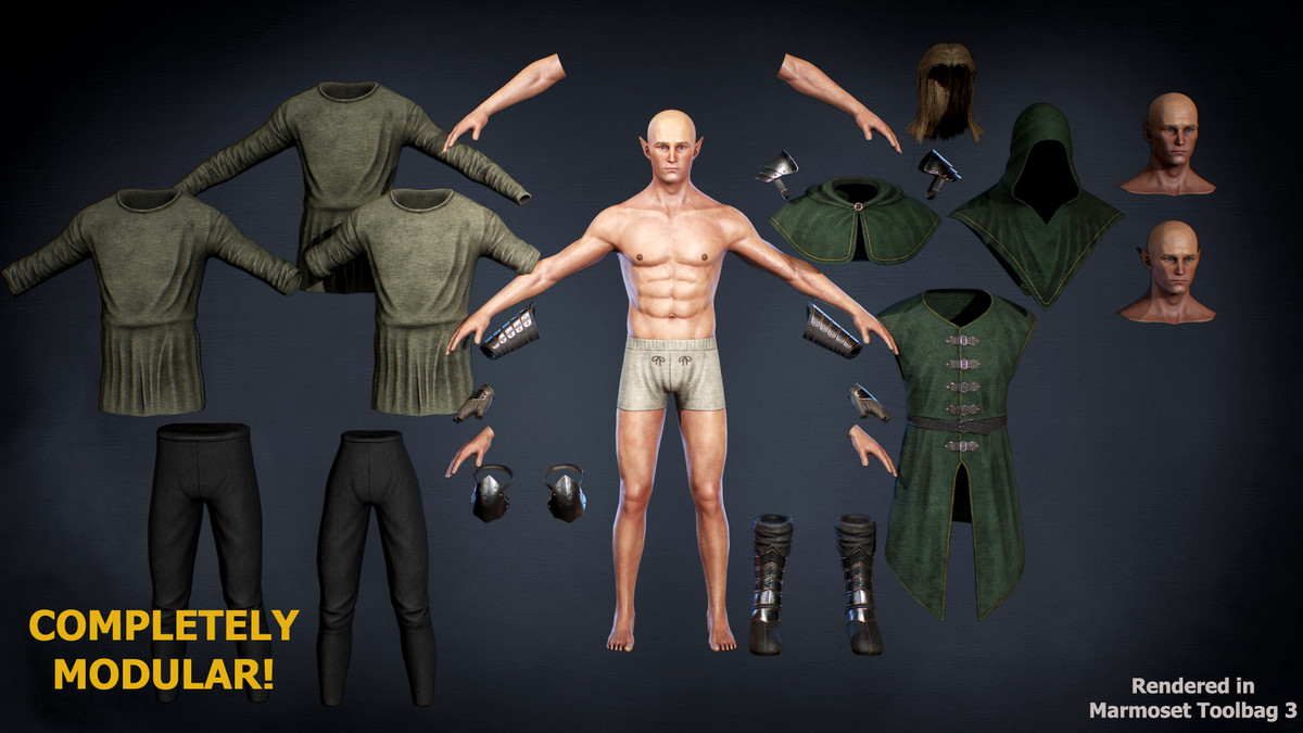 Elves Characters Pack