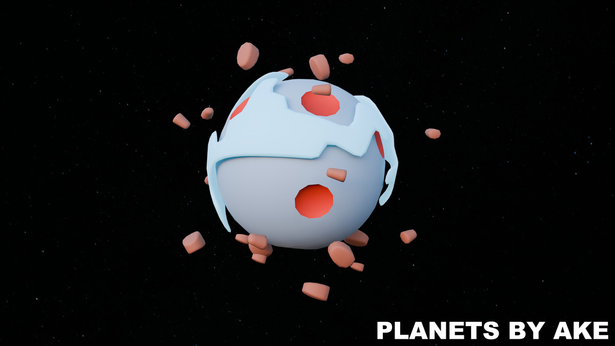 Planets - Stylized Low Poly Asset Pack by Ake