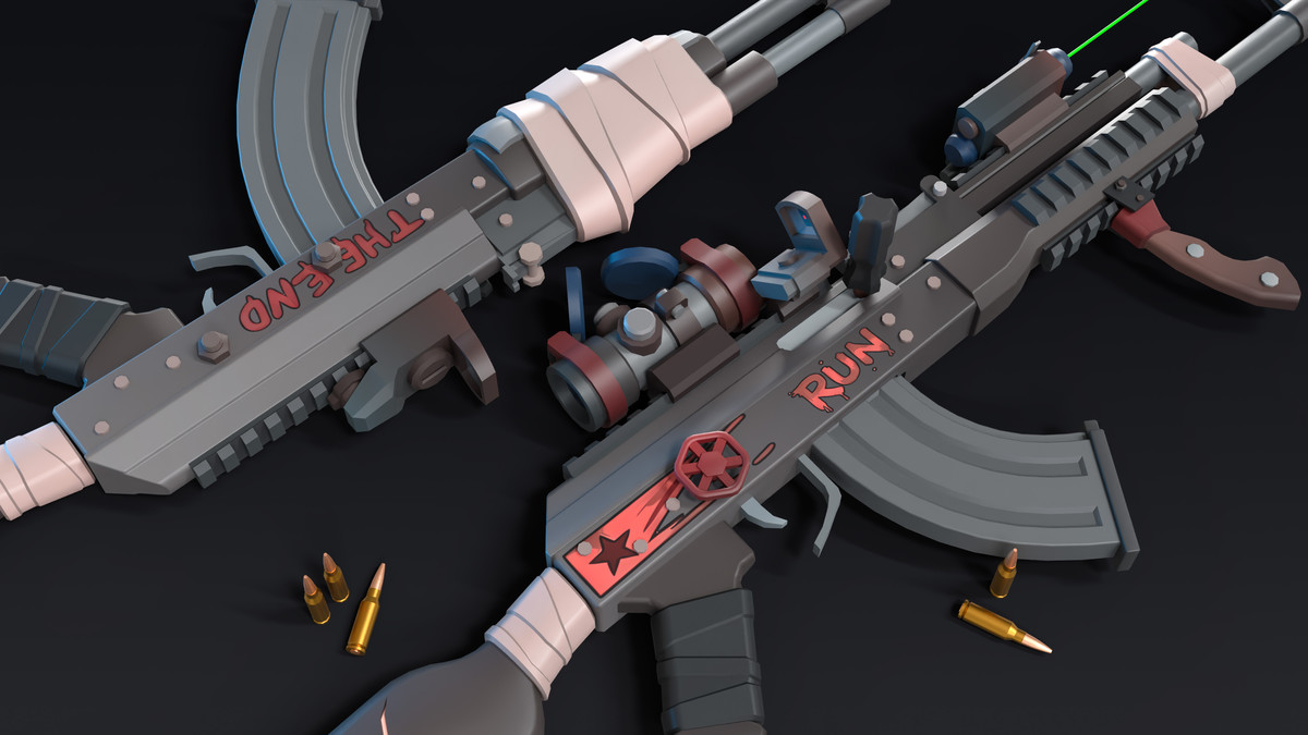 Apocalypse Weapons - Low Poly 3D Models Pack