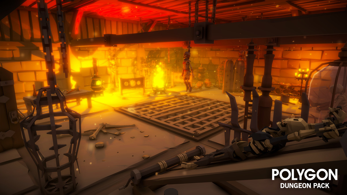 Value Bundle – POLYGON Dungeons Pack and Fantasy Dungeon Map