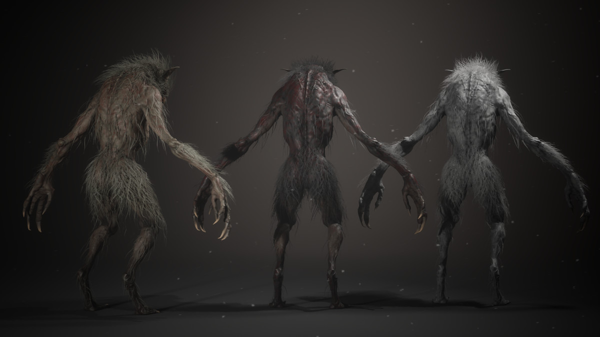 Feral Werewolf Monster