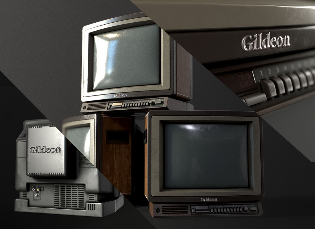 Retro TV Wooden case