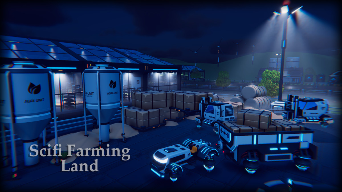 Scifi Farming Land - By Yorakeys