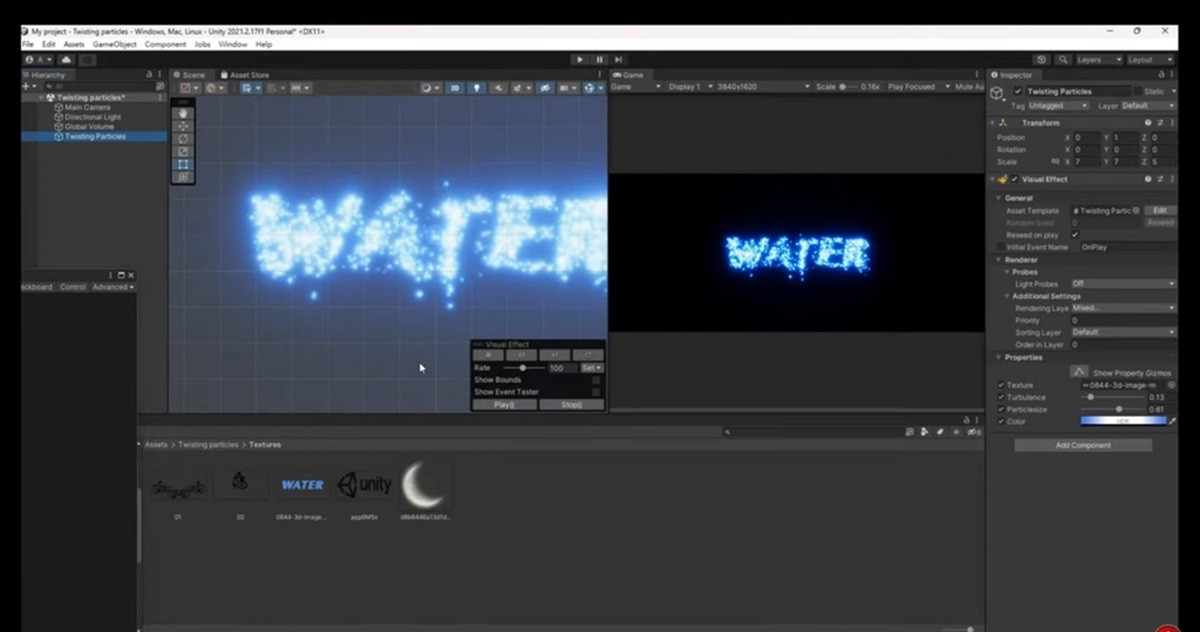 VFX Graph - Image Dissolve & Distortion Particles