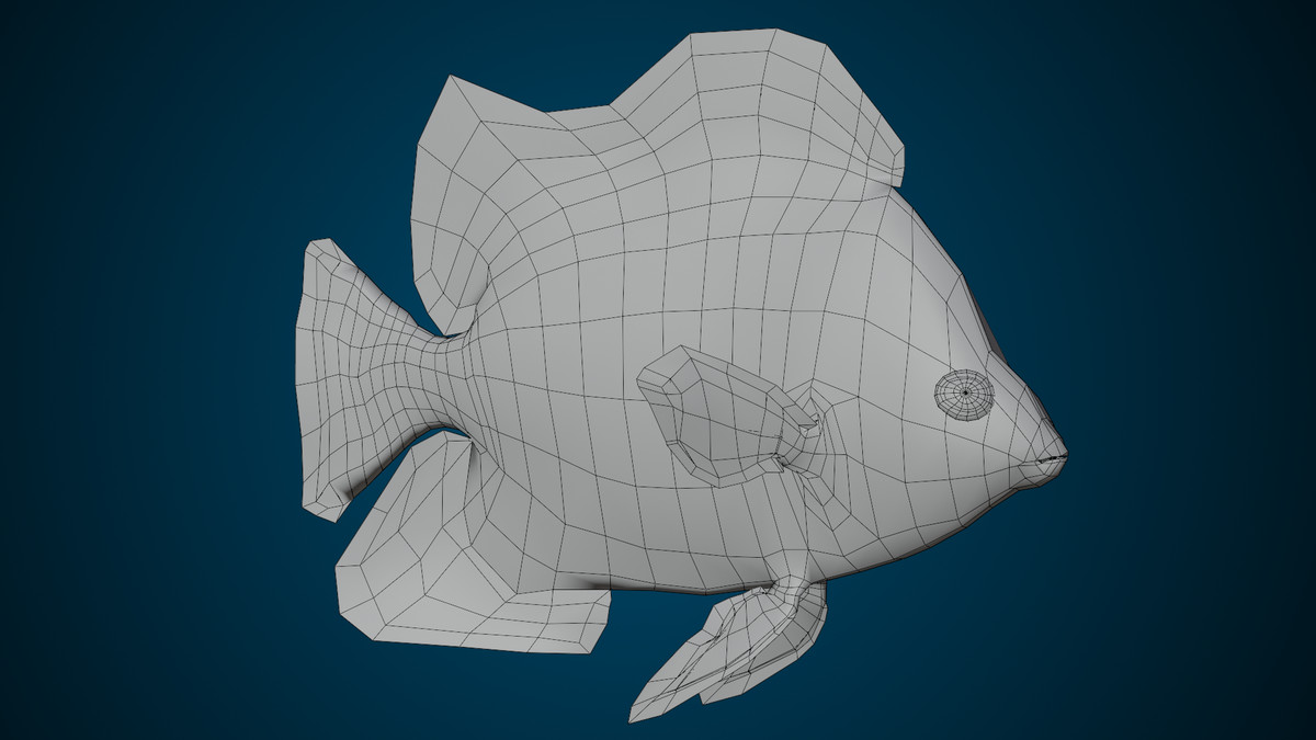 Animated Fish (Chaetodon)