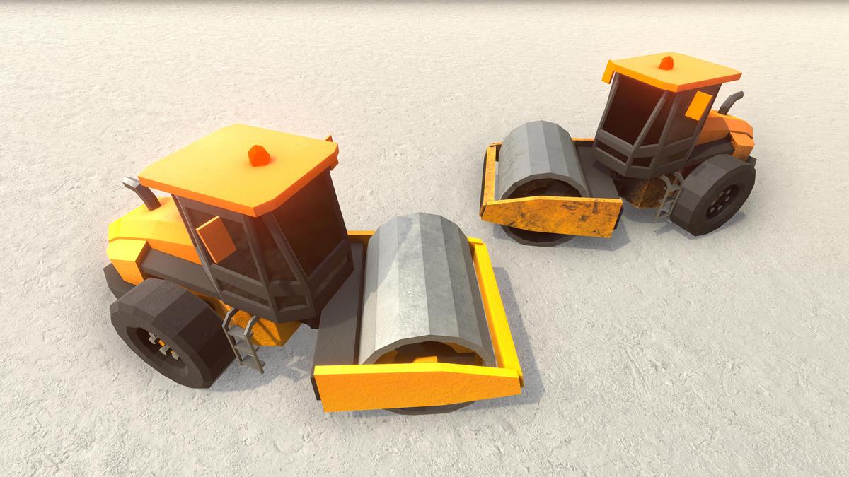 Low Poly Construction Vehicles