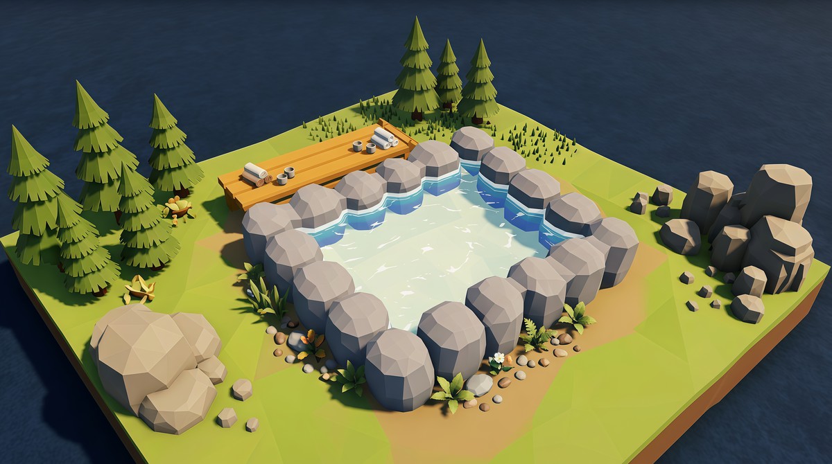 Cartoon water shader