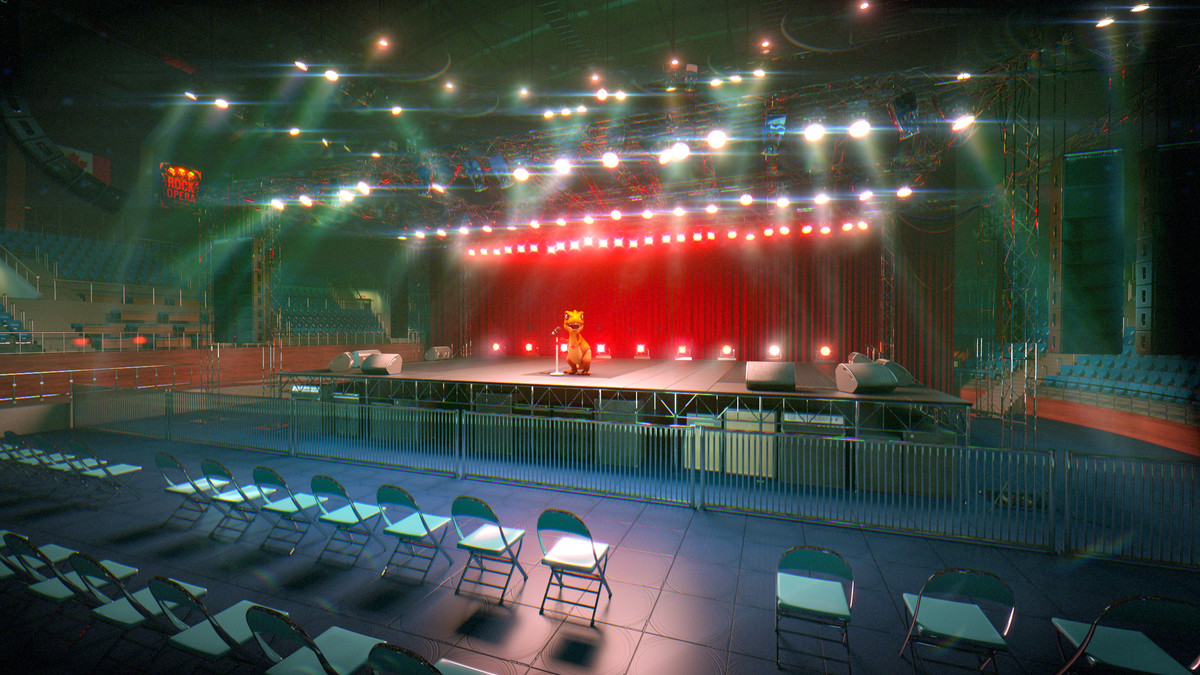 Concert Event Stage Arena Interior Modular 3d Environment Level