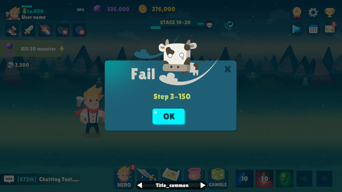 Idle Game Horizontal UI Kit