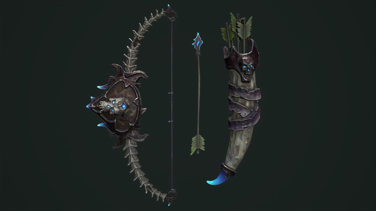 Undead bow quiver arrow
