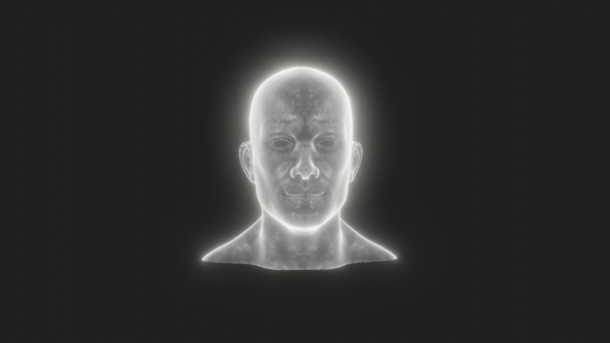Ghostly Male Female Heads 3D Model Pack - Animated, Blend Shapes